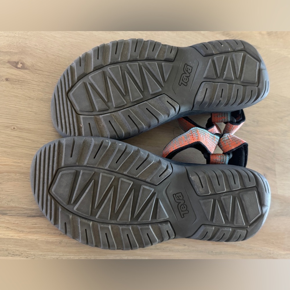 TEVA MEN HURRICANE XLT2 blue orange SANDALS size 8 - Picture 6 of 6